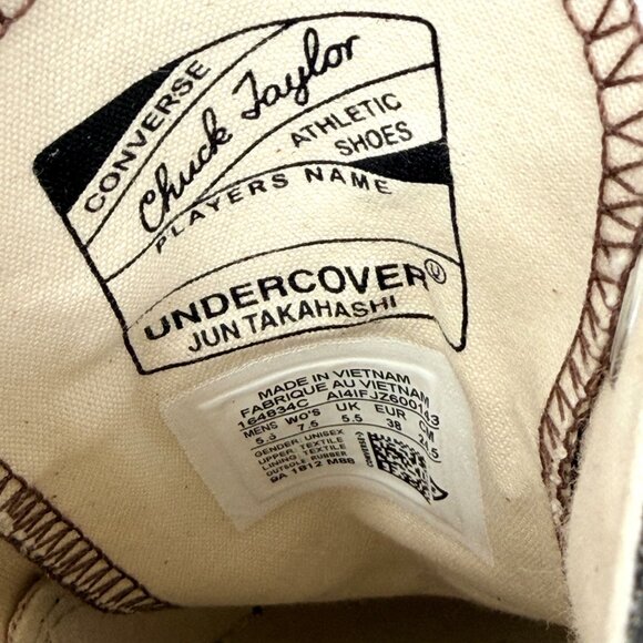 Converse × Undercover Chuck 70 Ox (Black/Camo Print) DS 5.5/7.5 - Picture 12 of 16